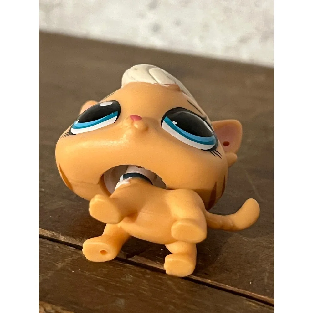 Littlest Pet Shop LPS #3877‎ Meow Meow Milkone Peach Kitty Cat - Picture 6 of 6